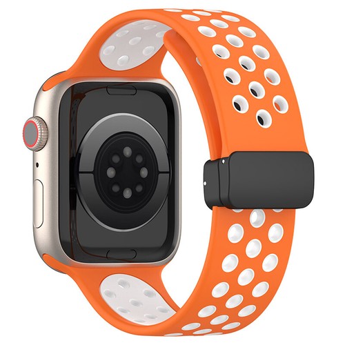 Für Apple Watch Ultra 49mm 8 SE 7 6 5 Magnet Silikon Band iWatch Sportarmband - Bild 6 von 27