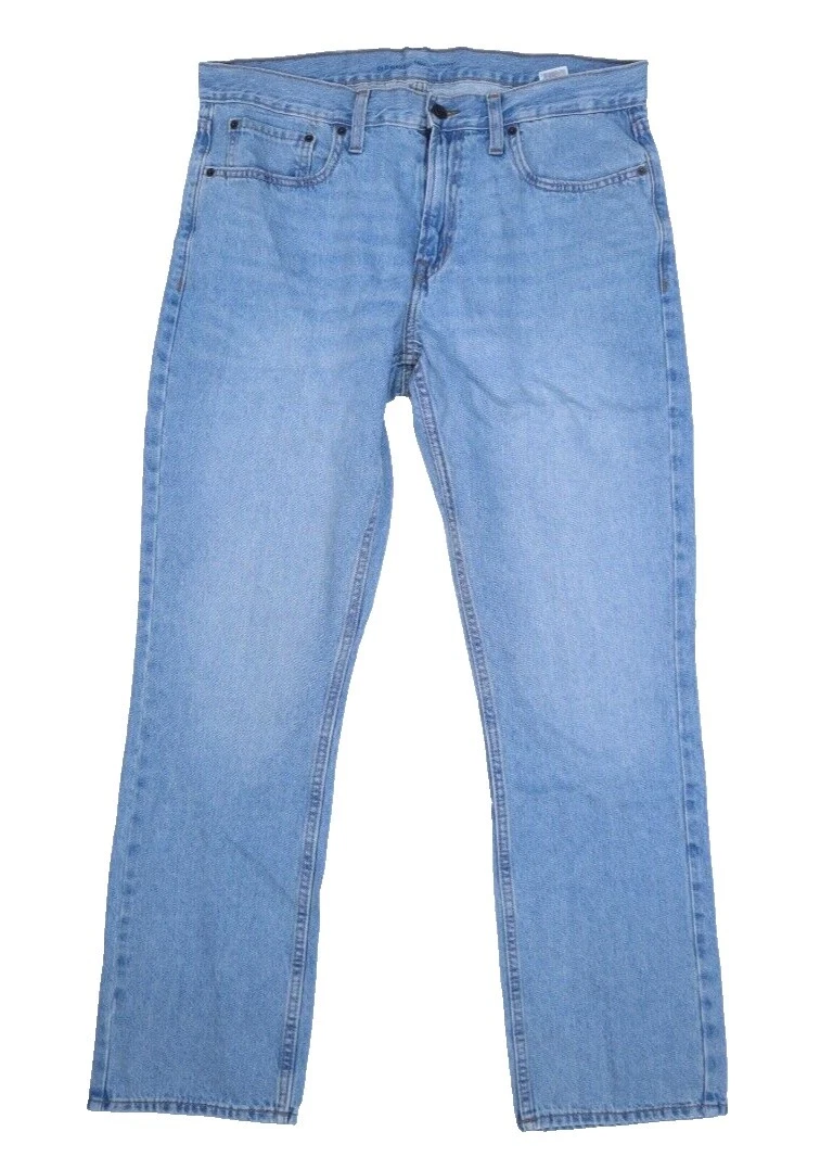 Pantalones de mezclilla para hombre Old Navy talla 36 de algodón azul marino