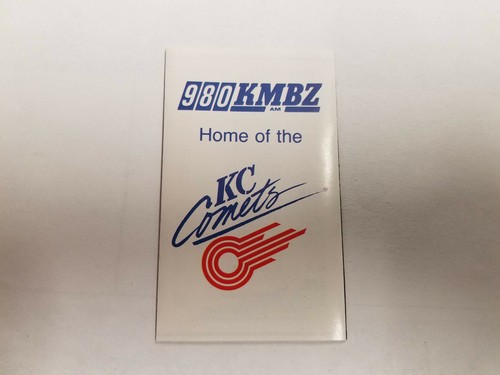 Kansas City Comets 1990/91 MSL Indoor Soccer Pocket Schedule - KMBZ - Picture 2 of 2