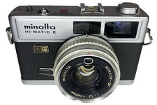Minolta High Matic E Rangefinder Film Camera 35mm Rokkor OF 1.7 f40mm Parts Only