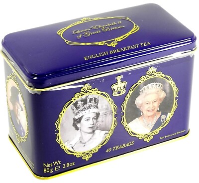 ENGLISH BREAKFAST TEA 40 TEABAGS | QUEEN ELIZABETH II OF GREAT