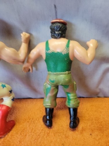 O•Vintage 1984 LJN Titan Sports Figures Lot Of 3 Including The Iron Sheik - Picture 8 of 11