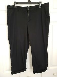 Old Navy Women's Black Capri Pants Size 12 100% Cotton | eBay