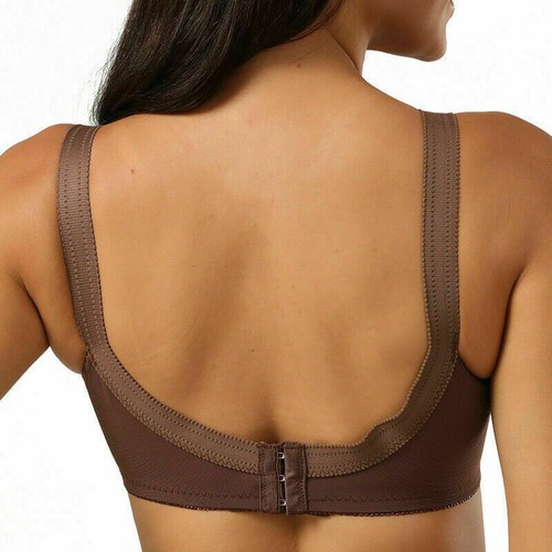 Ladies Plus Size Bra Minimiser Lace Full Coverage Firm Hold Non Padded Non Wired - Picture 22 of 37