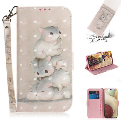 Bling Rat Card Wallet Phone Case For iPhone Samsung LG Infinix Tecno Google Sony
