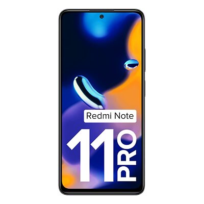 Redmi Note 11 Pro (Stealth Black, 6GB RAM, 128GB Storage) | 67W