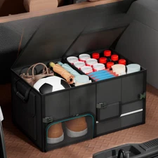 Car Trunk Storage Box – Foldable, Large Capacity Vehicle Organizer