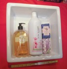 Brightest White; Ceramic Shampoo-Soap Dish Full Recessed Shower-Shelf-Niche-Tray