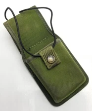 USGI Military Bianchi Green Radio Pouch Pocket with Swivel US Army USED