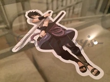 Naruto - Anime - Sasuke Uchiha Sticker Decals Vinyl Sign Comic *Sz: 4”-18”*