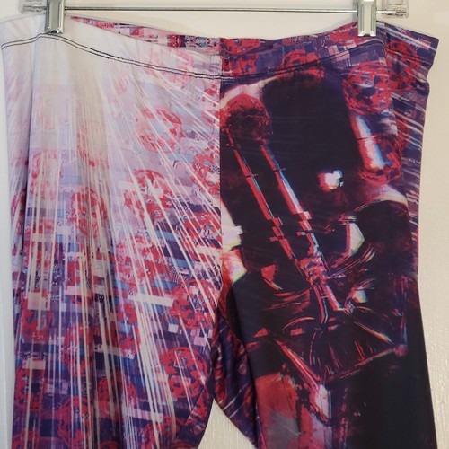 Disney Parks Star Wars Womans Spandex Yoga Pants Athletic Sz XL NWT Ombre Design - Picture 5 of 15