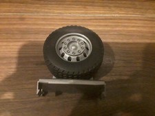Bruder Spare Wheel Mounting with spare wheel . Genuine Bruder Spare part .