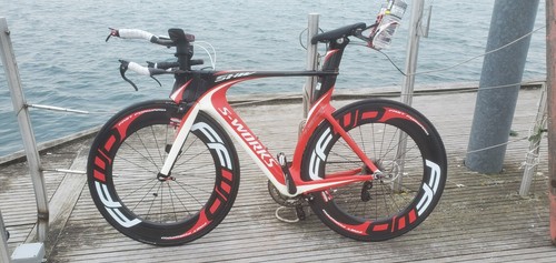 MINT S-WORKS SPECIALIZED SHIV TT BIKE, SRAM RED GROUPSET, FFWD F9R FULL CARBON - Picture 7 of 12