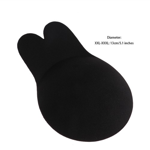 WOMEN INVISIBLE PUSH UP BRA 2-Wings Nipple Cover Rabbit Pads LIFT TAPE Reusable - Picture 19 of 51