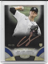Clarke Schmidt 2021 Tier One Break Out Autograph Bronze Ink #BOA-CSH 05/25
