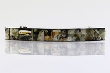 Unique Color Hair Barrette Genuine BALTIC AMBER Mosaic b150211-4