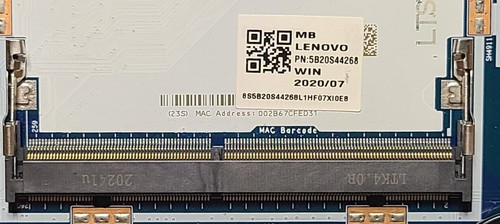 NEW Lenovo IdeaPad 3 15IIL05 OEM Intel i3-1005G1 Motherboard 4GB RAM 5B20S44268 - Picture 3 of 9