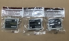 New Epson Lot Of 3 T0540 T0598 Ink Cartridge NOS Sealed In Plastic