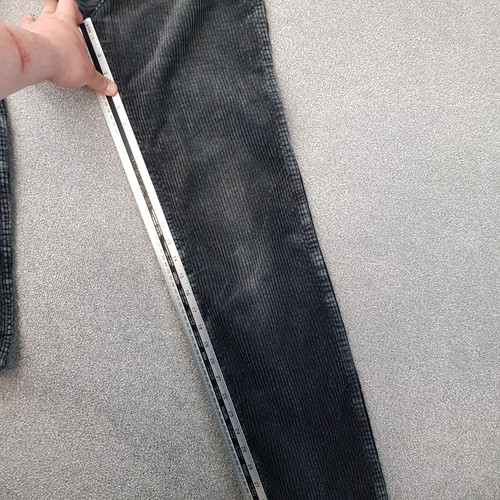 Pantalón Lois Hombre 30x31 Gris Delgado Recto Jumbo Cordones Preppy España W30 L31 - Imagen 7 de 12