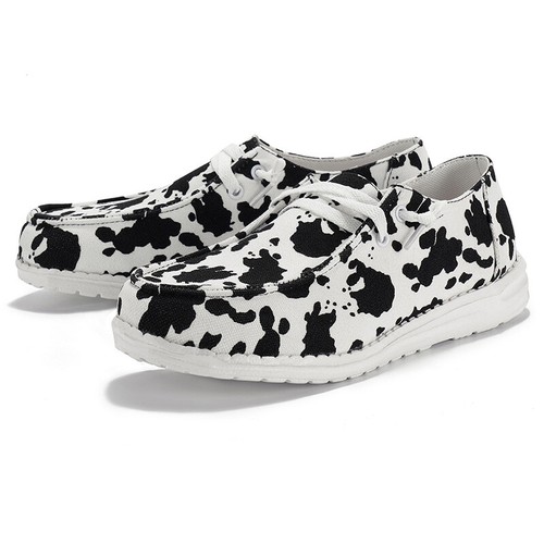 Ladies Shoes Comfortable Canvas Loafers Womens Breathable Slip On Flats Work - Picture 22 of 31