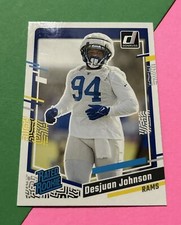 2023 Donruss Football Rated Rookie #356 Desjuan Johnson Rc Rams