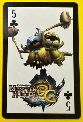 CAPCOM　サマージャム　カード Monster Hunter 3G Clover 5 Capcom Summer Jam Playing Card From