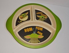 Star Wars Yoda Toddler Dinnerware Divided Plate Protect Attack Snack Lucasfilm