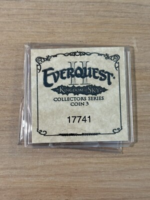 EverQuest II Coin 3 Kingdom Of Sky Collectors Edition NEW Rare