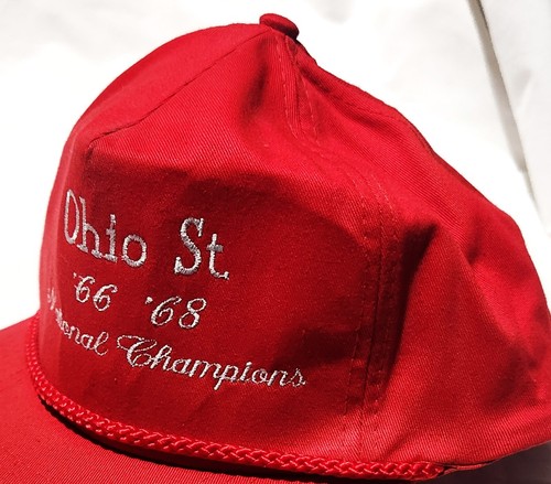 Vintage 1966 National Champions 1968 Ohio State Buckeyes Football Ball Cap Mütze - Bild 4 von 14