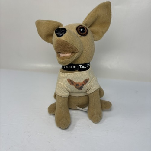 Lot 10 Taco Bell Chihuahua Plush Dogs Sound Works Applause & Official Vtg READ - Picture 3 of 12