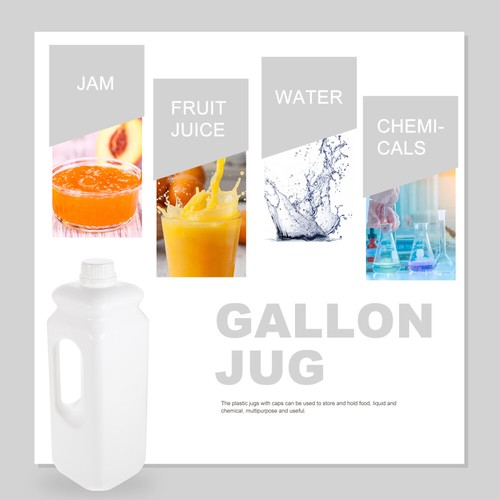 Le plus cher 2 Pcs Fructose Syrup Plastic Bucket Liquid Storage Containers Water Gallon Jug