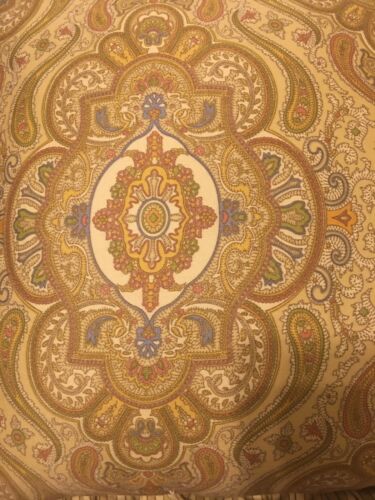 Ralph Lauren Colchester Green Gold Paisley 18” Ruffled Square Feather Pillow - Picture 2 of 5