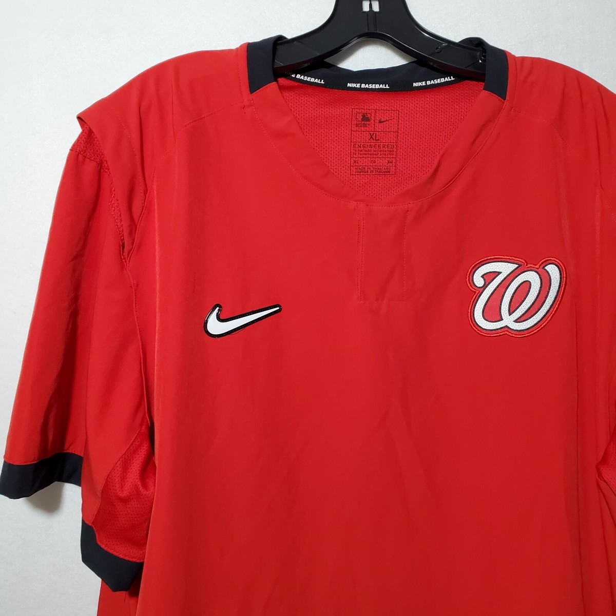MLB ワシントン・ナショナルズ ジャケット ＸＬ Washington Nationals Authentic Collection Dugout Men's Nike