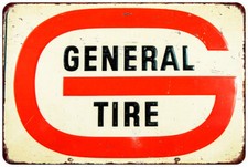 General Tire Dealer Vintage Look Reproduction Metal Sign Wall Art
