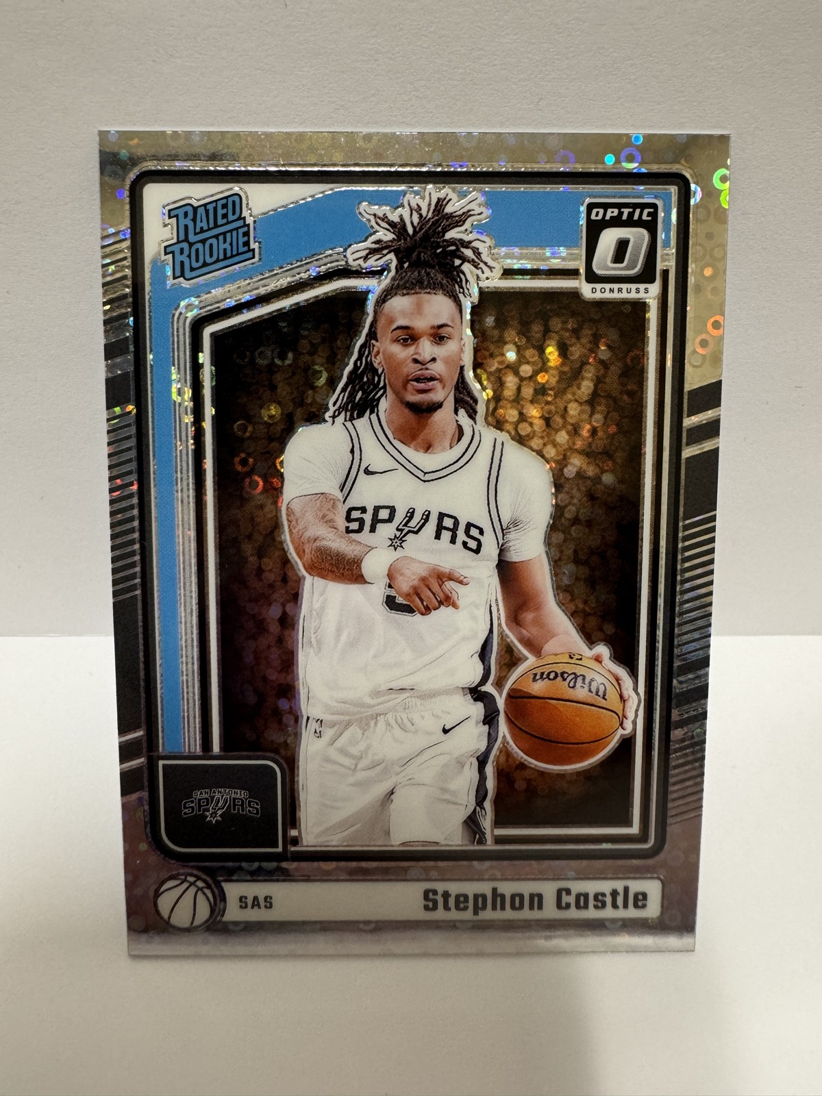 STEPHON CASTLE 2024-25 Donruss Optic - Rated Rookie #254 Fast Break Holo (RC)