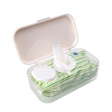 Wipes Dispenser Compatible with Huggies Flip-Top Pack, Clear Refillable Wipe ...