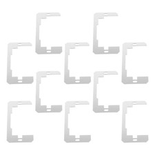 10Pcs Stainless Steel Outlet Spacers for Home Wall Plate Durable Socket Shim