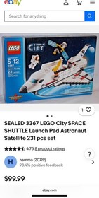 LEGO 3367 CITY Space Shuttle