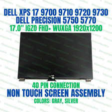 Silver 17" Dell XPS 17 9700 9710 Precision 5750 5760 FHD LCD Complete RXJH6