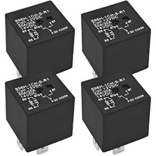 Automotive Relay Pack of 4 - 12VDC 50AMP 5-Pin Relay Quic Number of Items: 4