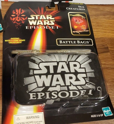 Star Wars BATTLE BAGS Sea Creatures MOC Episode 1 Hasbro Vintage 1998 SEALED