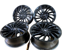 4 2022 2023 2024 Lincoln Aviator 22 Sixteen Spoke Wheels Rim Black Oem