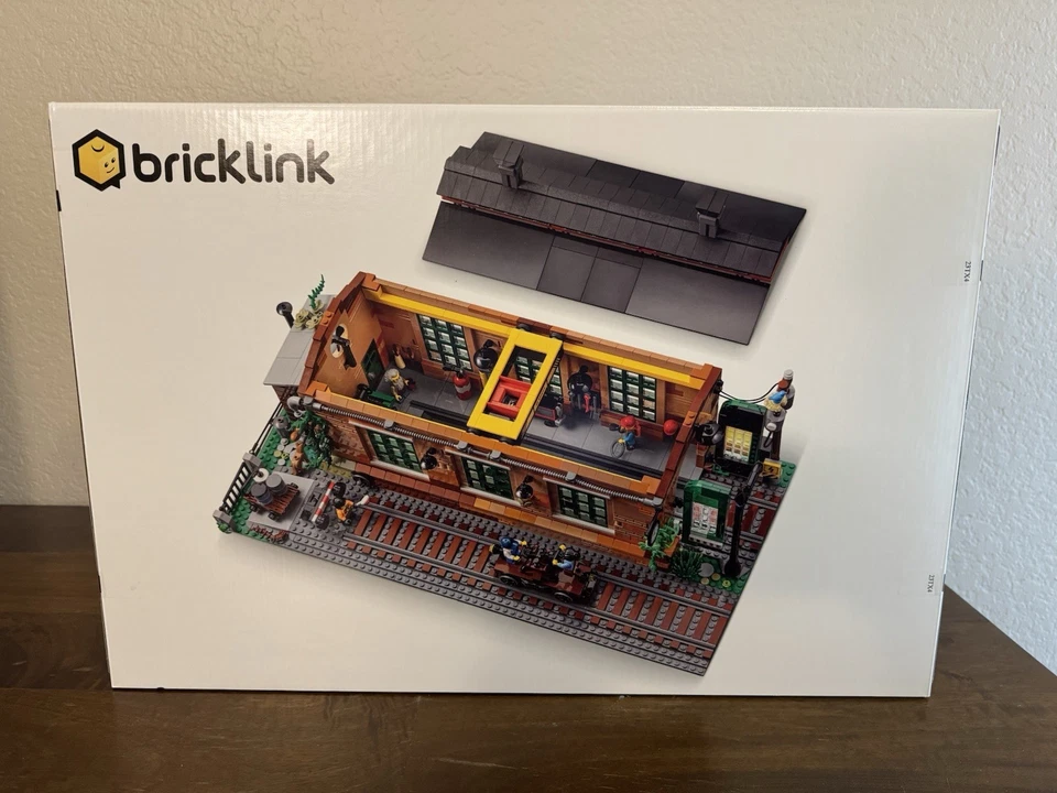 LEGO bricklink (910033) Cobertizo de motor de tren antiguo ~Nuevo y sellado ~ Agotado Foto 2 de 4