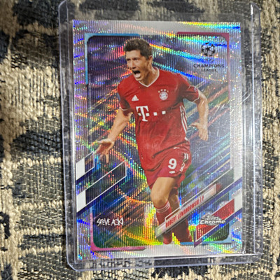 Topps 2020-21 Chrome x Steve Aoki UCL Robert Lewandowski #50 FC Bayern /25