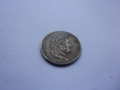 France Lille Louis-Philippe 1/4 franc 1831 W argent 27dx22 - Photo 1/4
