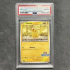 PIKACHU 2025 POKEMON SV BLACK STAR PROMO SVP EN #214 ILLUSTRATION CONTEST PSA 8
