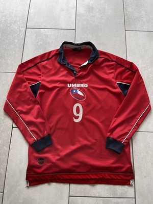 Chile 2000/2002 Heimtrikot - Zamorano 9 - Größe S - L/S