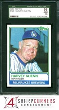 1983 TOPPS #726 HARVEY KUENN SGC 10 GEM 98