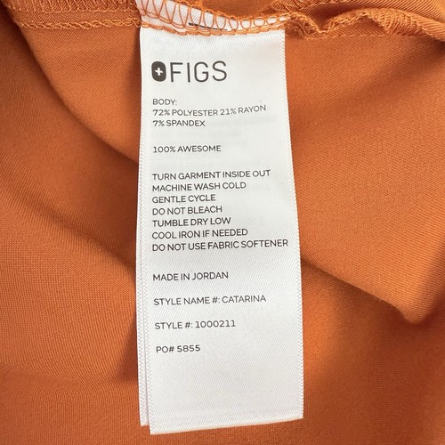 NEU Figs Catarina Peeling Top Damen L Dirty Chai orange Krankenschwester medizinisch PO 5855 Herbst - Bild 10 von 15