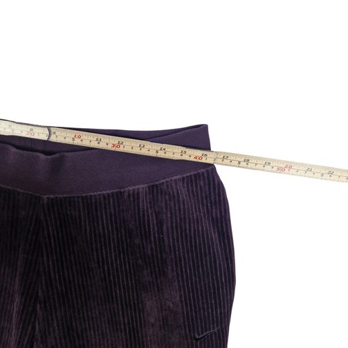 Nike Corduroy Joggers Womens Large Loose Fit Baggy Cuffed Burgundy Sweatpants - Picture 8 of 14